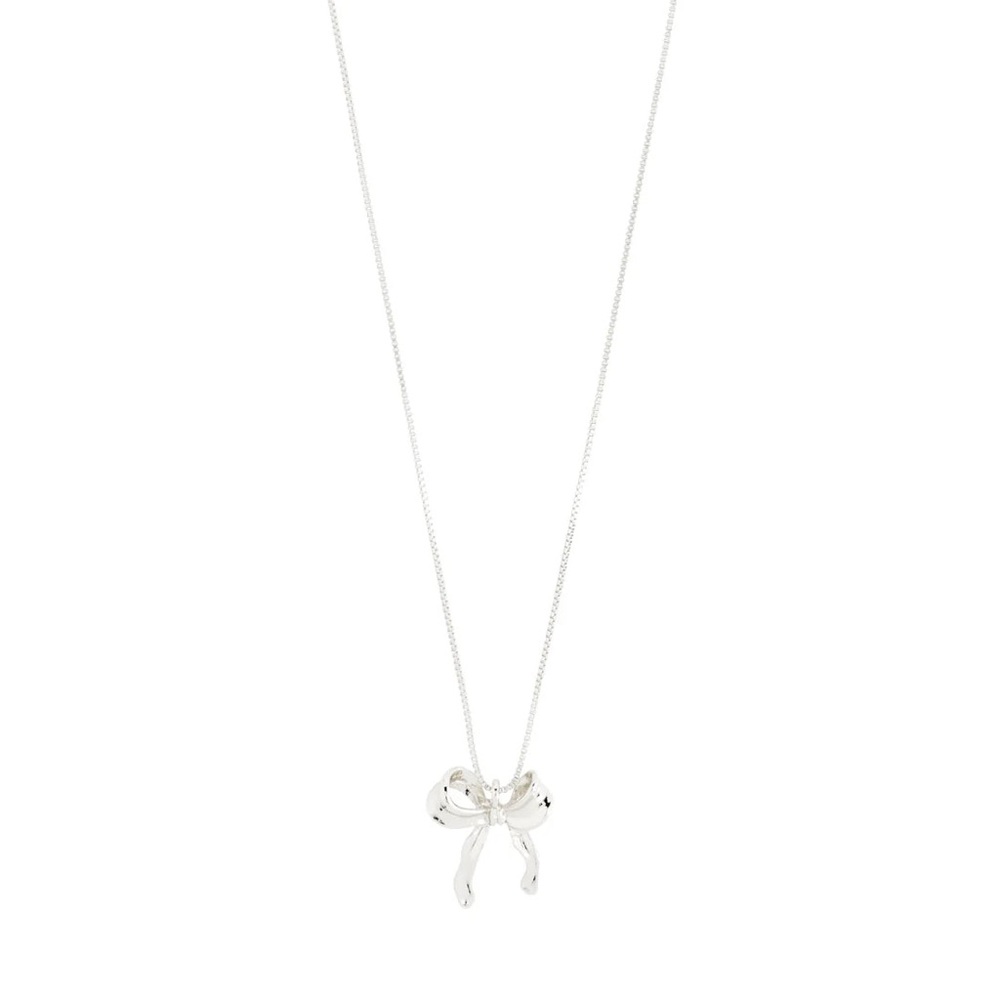 CASSIAN RECYCLED BOW PENDANT NECKLACE